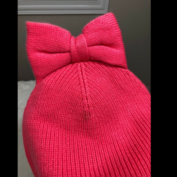 NWD Kate Spade NY Bow Beanie costume pink SZ OS‎ main image 7
